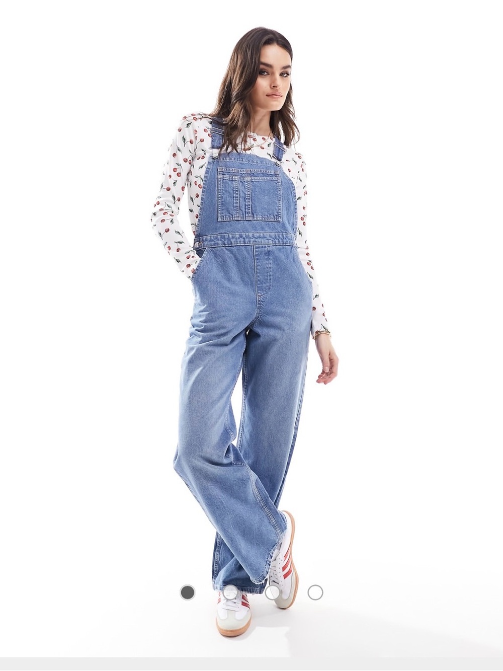 ASOS Light Blue Denim Overalls with Front Bib